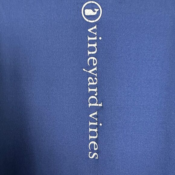 Vineyard Vines Performance Navy Short Sleeve Top Girls Large 14 - Picture 4 of 5